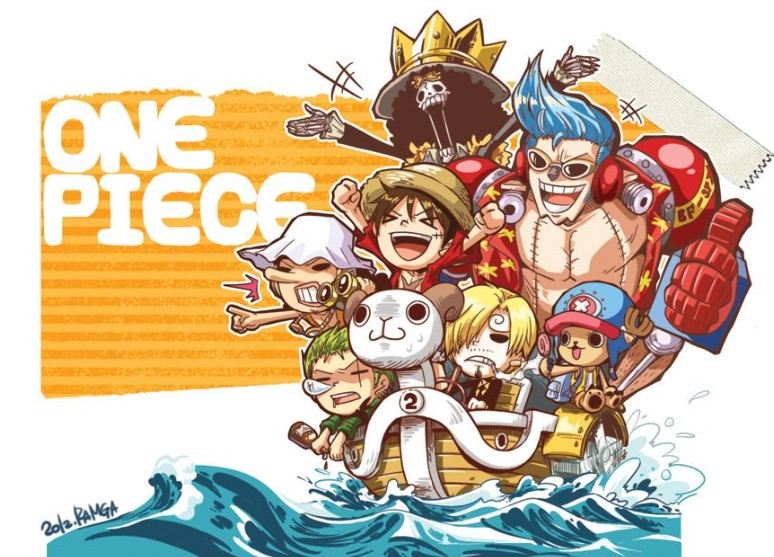 Tranh One Piece Chibi Dep