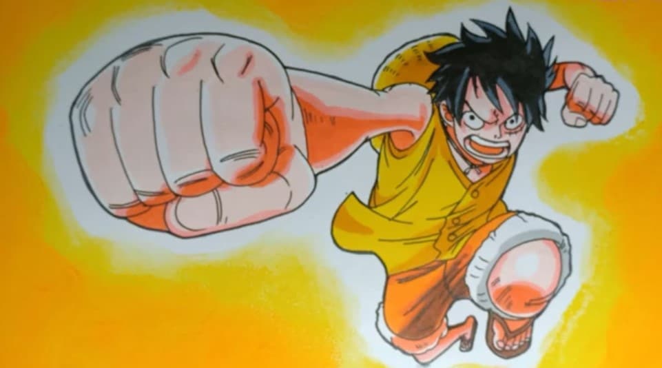 Tranh Vẽ Luffy G3 Có Màu