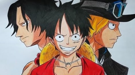 Ve Ace Sabo Luffy
