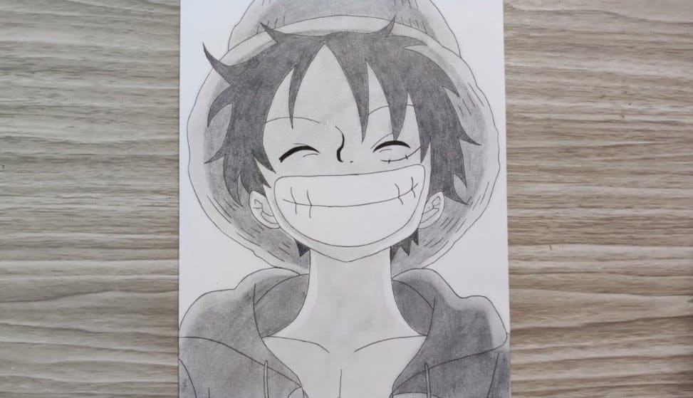Vẽ Luffy G1 Bằng Bút Chì