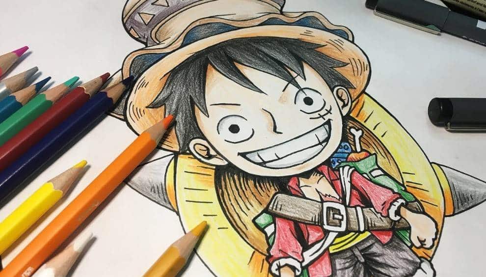 Vẽ Luffy G1 Có Màu