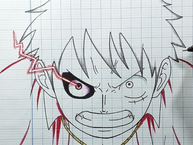 Vẽ Luffy G3 Haki Đơn Giản