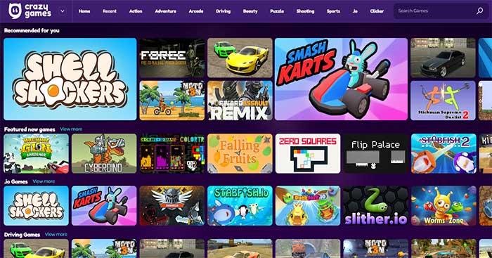 Web game offline Crazygames