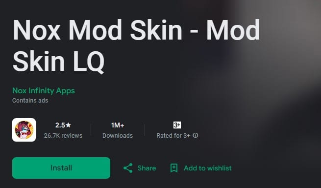 App Nox Mod Skin