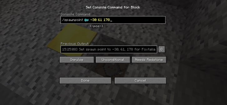 Cách dùng lệnh hồi sinh trong Minecraft