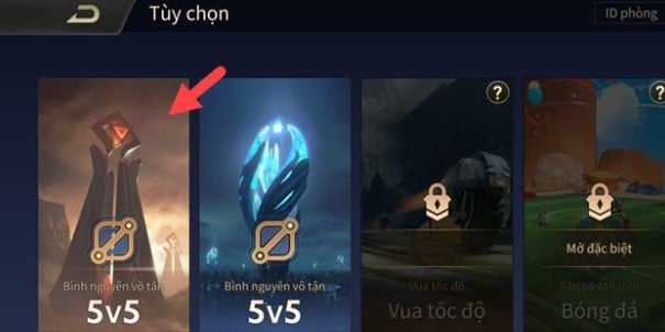 Chọn Bình nguyên vô tận