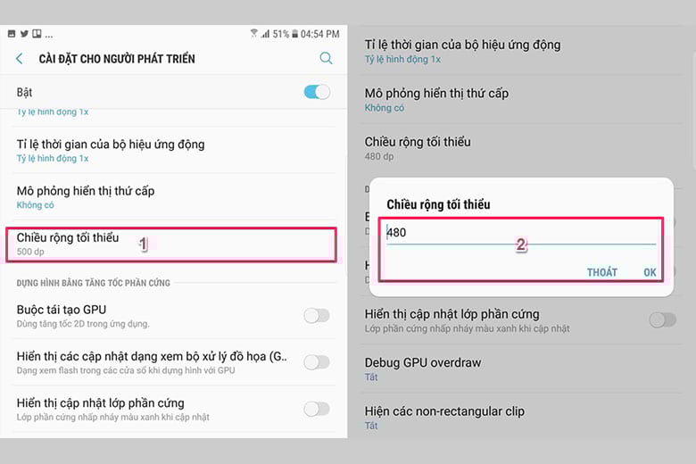 DPI mặc định