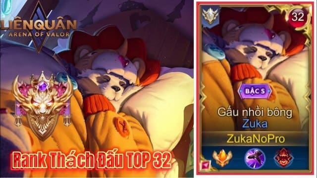 Hình avatar Zuka Gấu Nhồi Bông đáng yêu