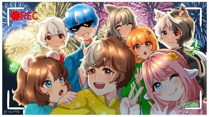 Hình anime Hero Team