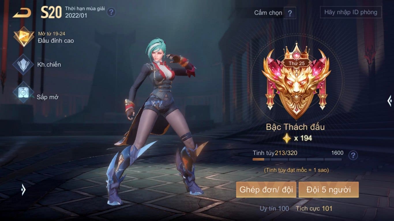 Hình rank Thách Đấu trong Liên Quân ngầu nhất
