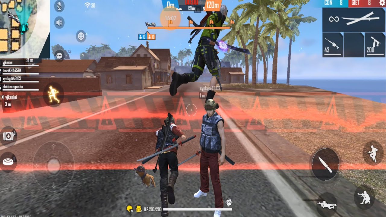 Hợp tác với đồng đội trong Free Fire