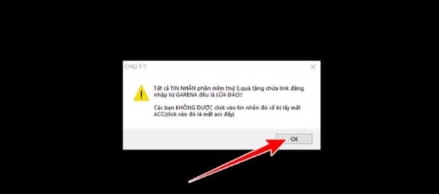 Nhấn chọn OK và khởi động game