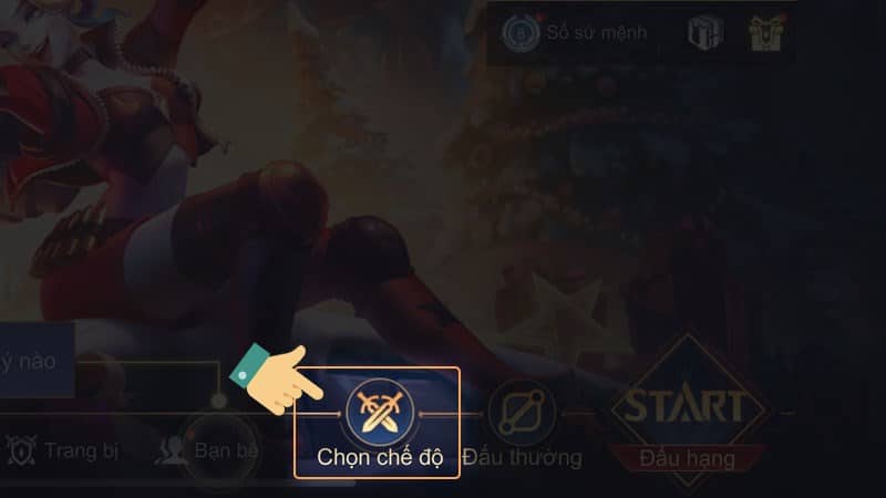 Nhan vao muc Chon che do