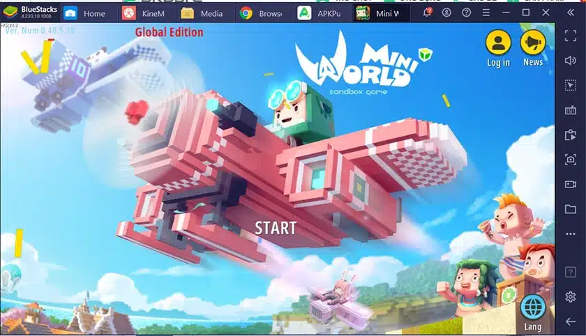 Sau khi cài đặt tiến hành mở game lên là thành công