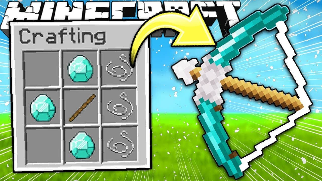 Ảnh mũi tên và cung tên trong Minecraft ấn tượng