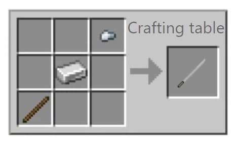 Cách Chế Tạo Kiếm Katana Trong Minecraft