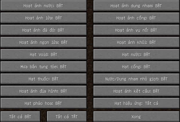 Cài đặt hoạt ảnh cho máy yếu để chơi Minecraft mượt hơn
