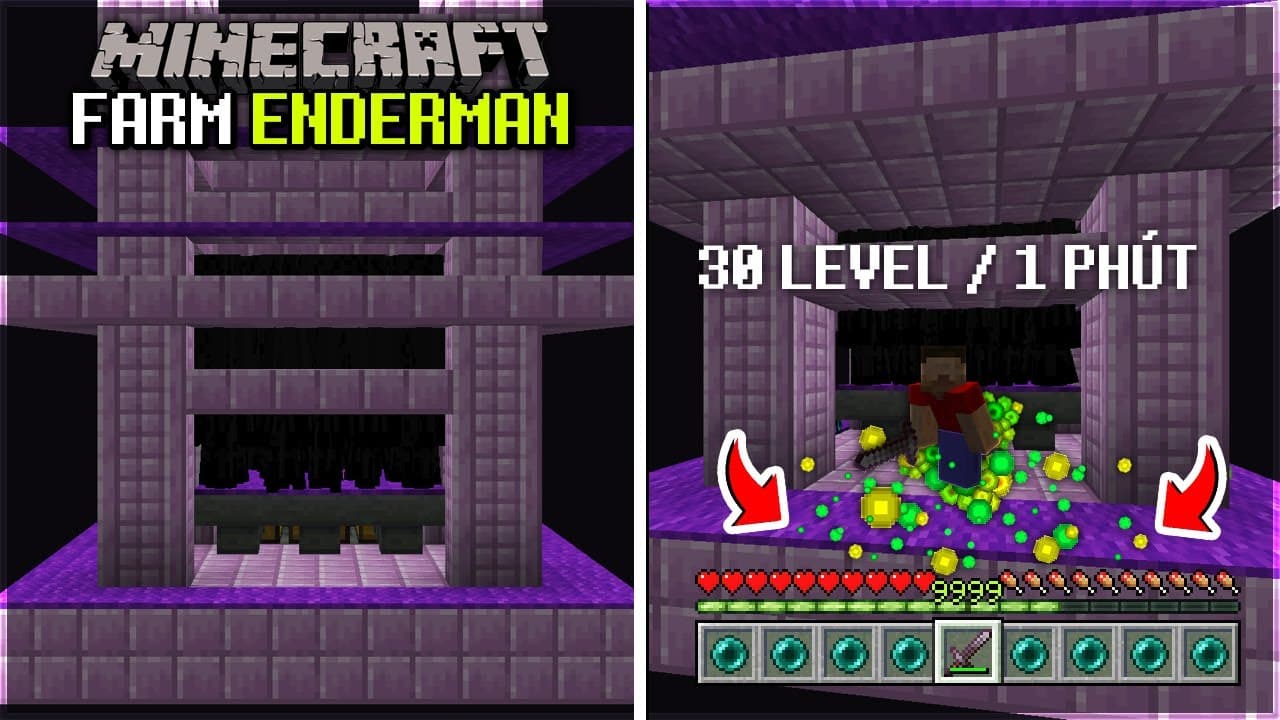 Hình ảnh máy farm Minecraft