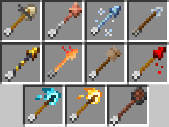 Hình ảnh những mũi tên trong Minecraft