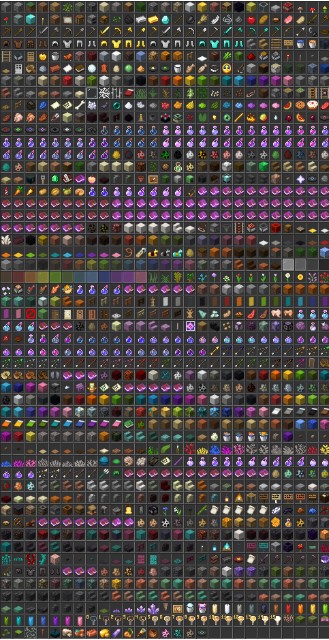 Hình ảnh tất cả vật phẩm trong Minecraft mới nhất