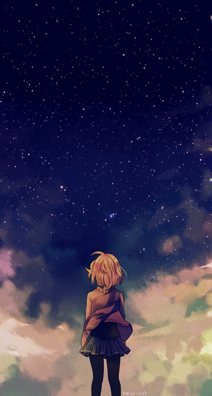 Hình nền Wechat anime cực đẹp