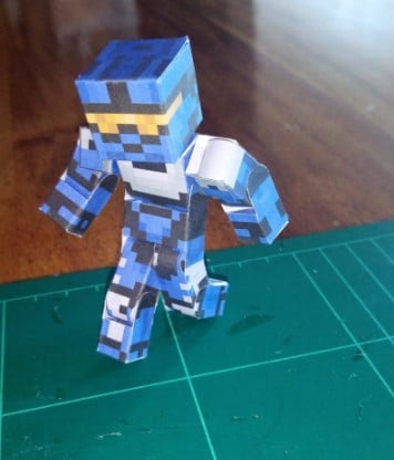Mẫu mô hình giấy Mincraft ngầu nhất