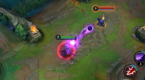 Sử Dụng Tầm Đánh Xa Đối Đầu Kassadin Đầu Game