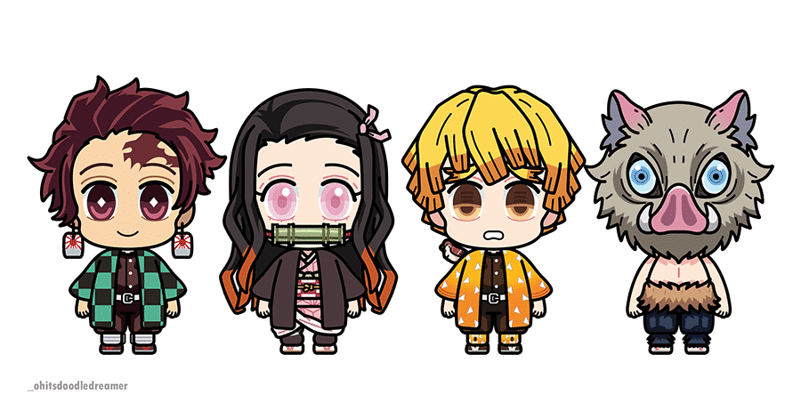 Ảnh Lưỡi Gươm Diệt Quỷ Chibi Đẹp