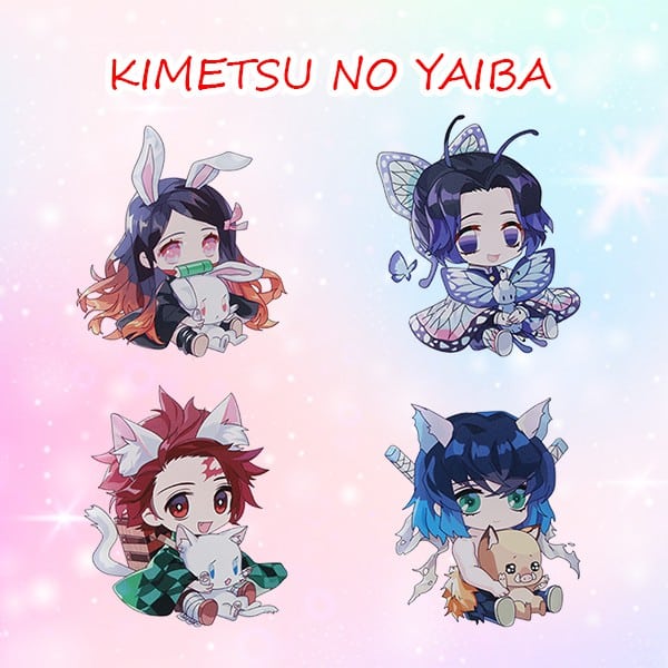 Ảnh Nhân Vật Lưỡi Gươm Diệt Quỷ Chibi