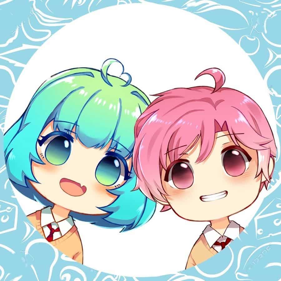 Ảnh hiha và yummie chibi