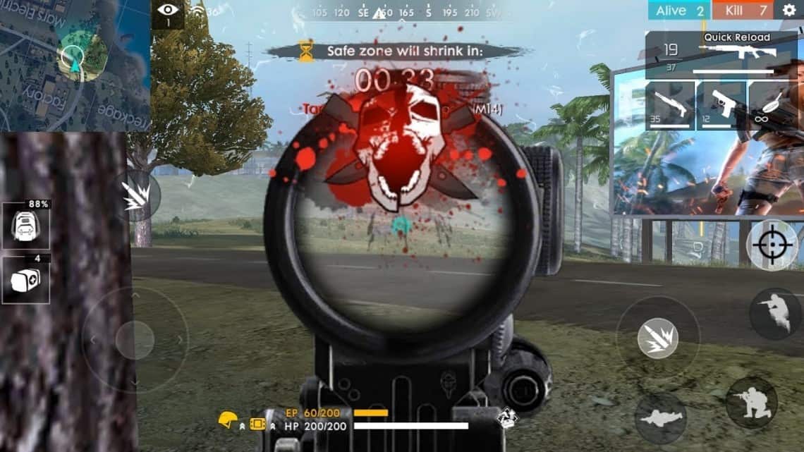 Bạn xem thêm hình ảnh headshot free fire chất nhất