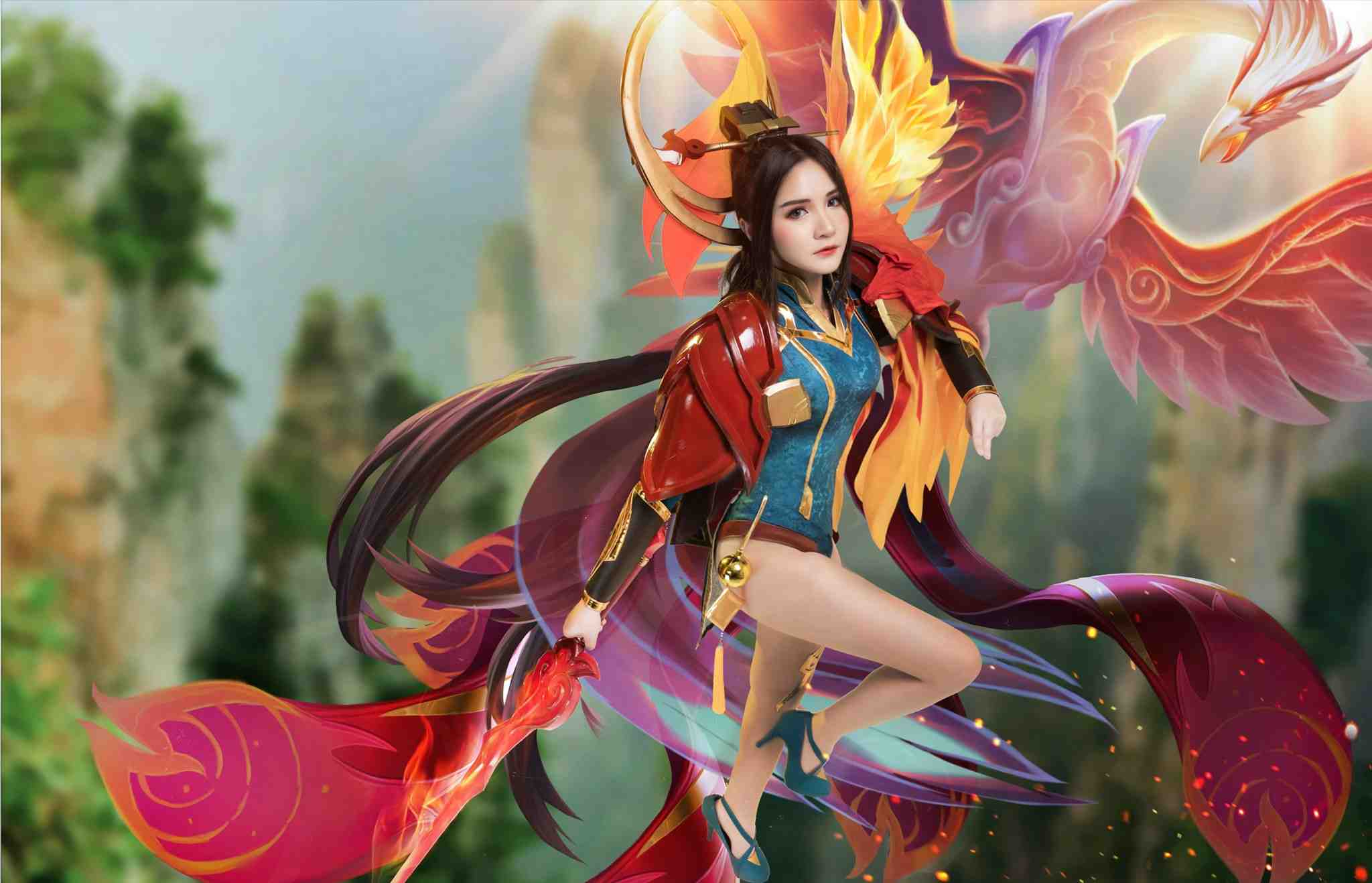 Cosplay LQ Bổ Mắt