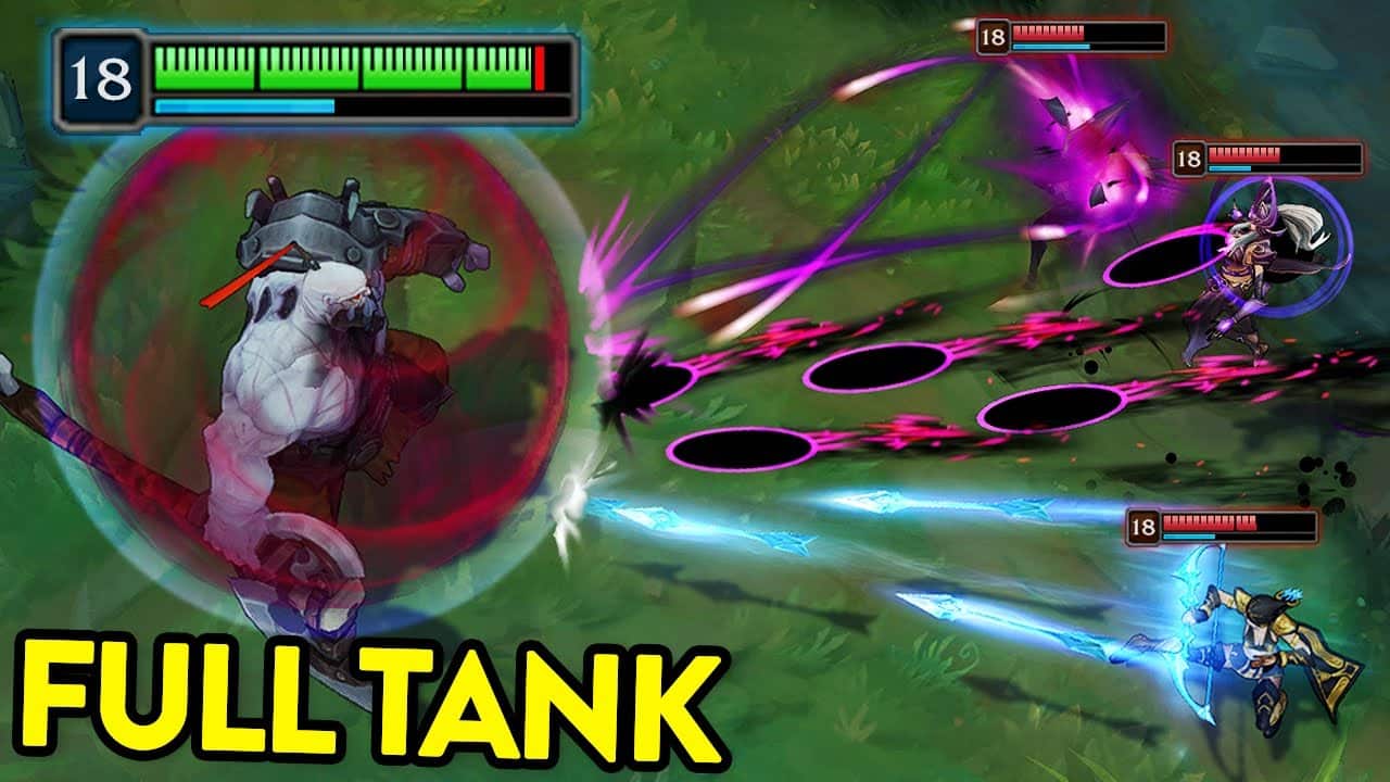 Full tank là thuật ngữ LOL chỉ việc lên tất cả vật phẩm phòng thủ