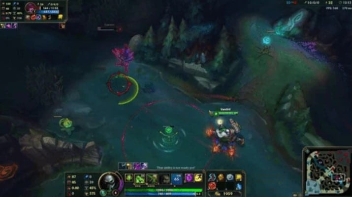 Gây sát thương lên chiếc khiên của Urgot