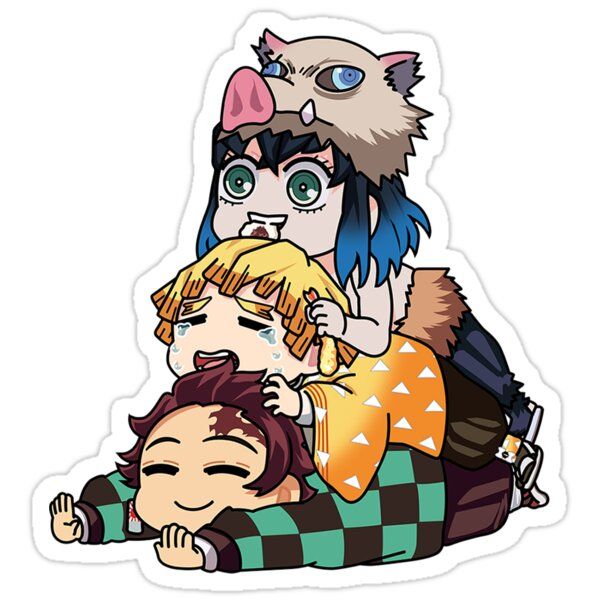 Hình Chibi Lưỡi Gươm Diệt Quỷ Cực Cute