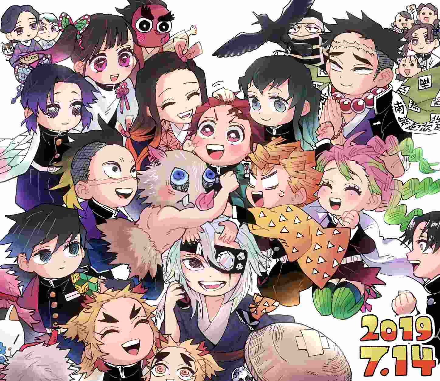 Hình Chibi Lưỡi Gươm Diệt Quỷ Cute, Đáng Yêu