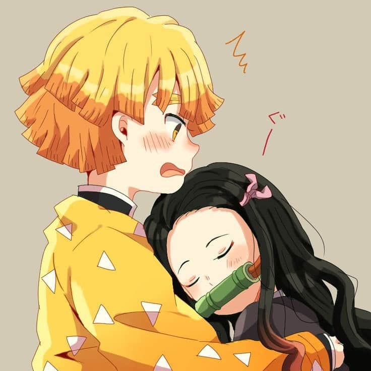 Hinh Doi Nezuko Va Zenitsu