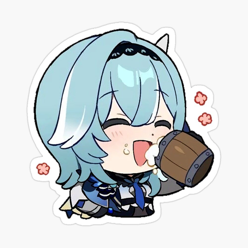 Hình Eula Chibi Cute