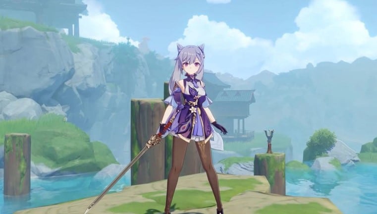 Hình Keqing Trong Game Đẹp
