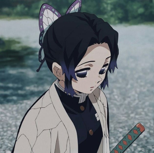 Hình Kochou Shinobu buồn