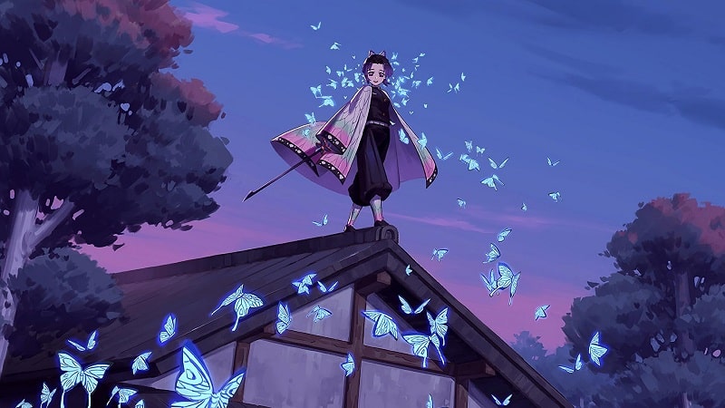 Hình Kochou Shinobu cho máy tính cực đẹp