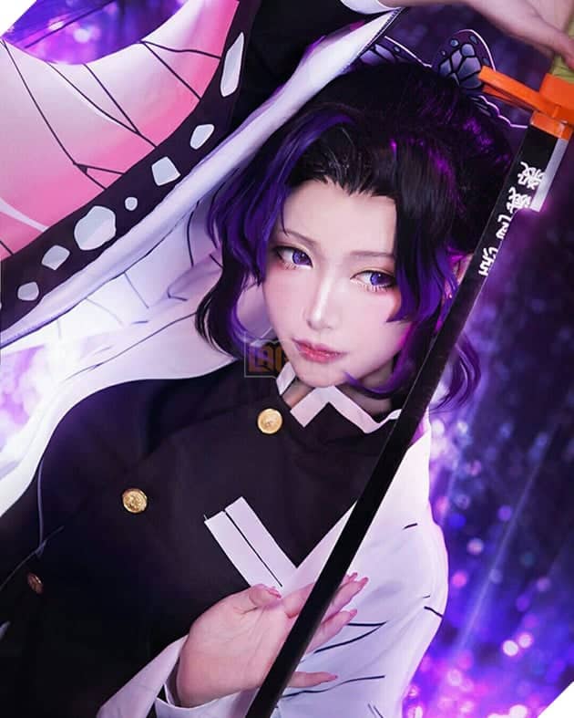 Hình Kochou Shinobu cosplay cực đẹp
