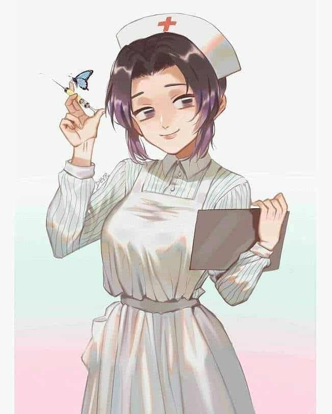 Hình Kochou Shinobu đáng yêu