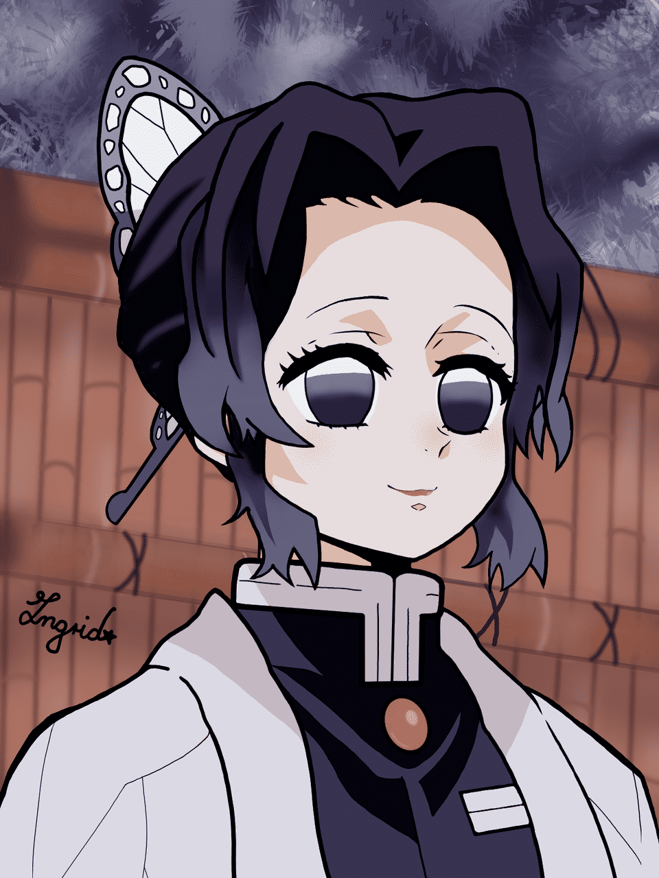 Hình Kochou Shinobu fan vẽ