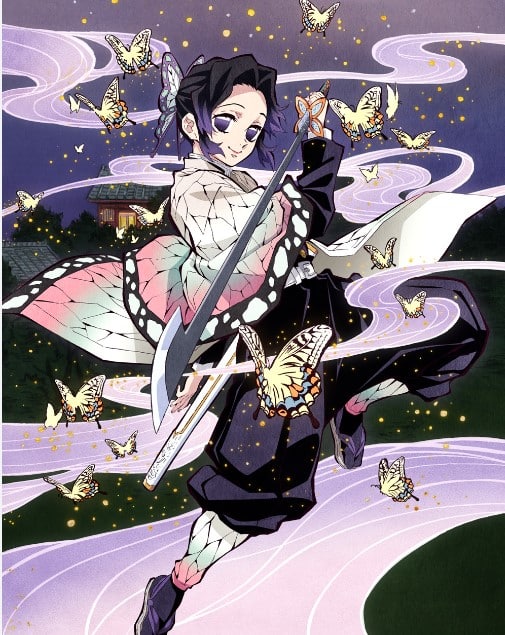 Hình Kochou Shinobu tuyệt đẹp
