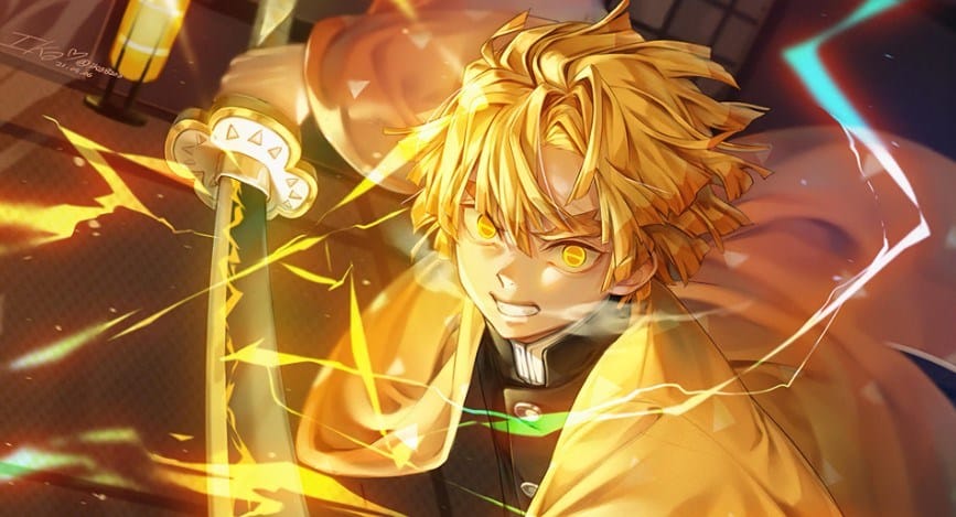 Hinh Nen Ve Zenitsu Ngau Loi