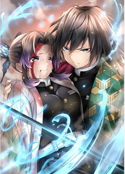 Hình Shinobu Kocho khóc khi chết