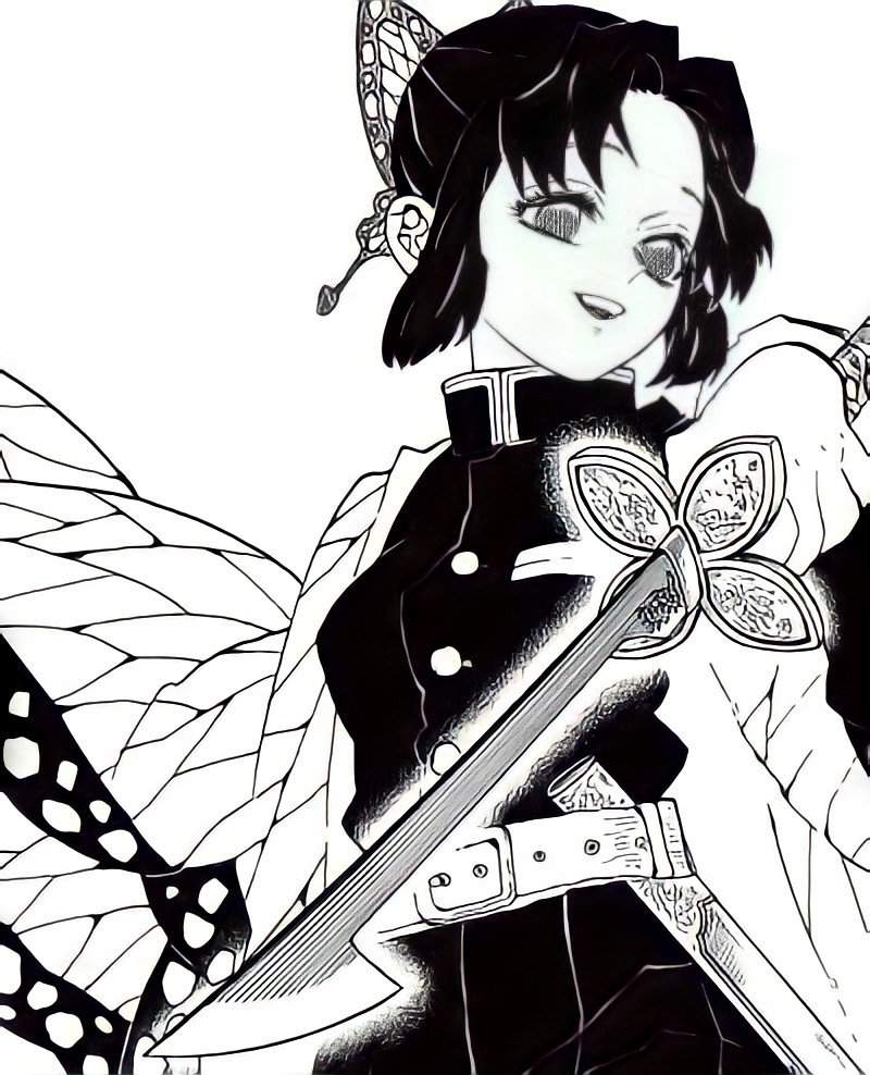 Hình Shinobu Manga mạnh mẽ