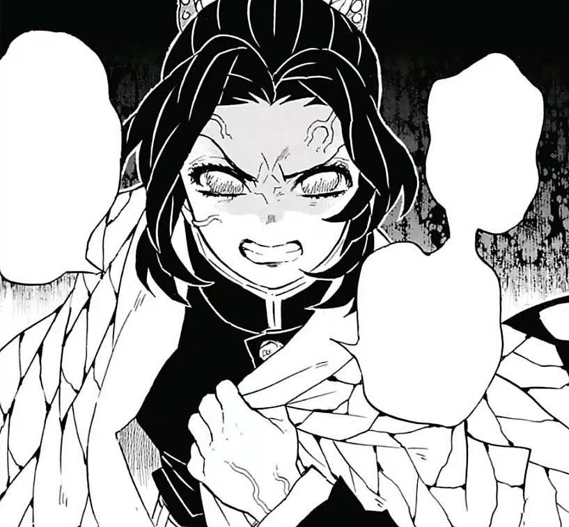 Hình Shinobu Manga tức giận