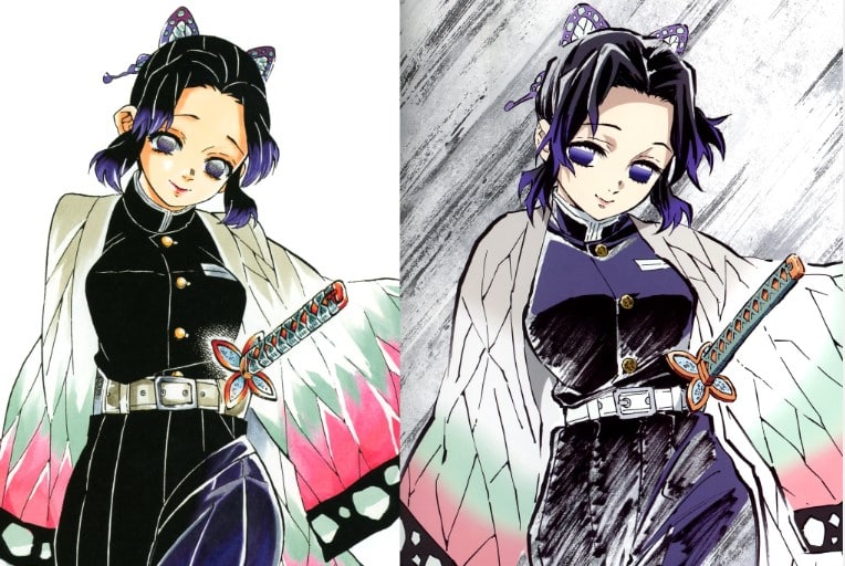 Hình Shinobu Manga xinh xắn